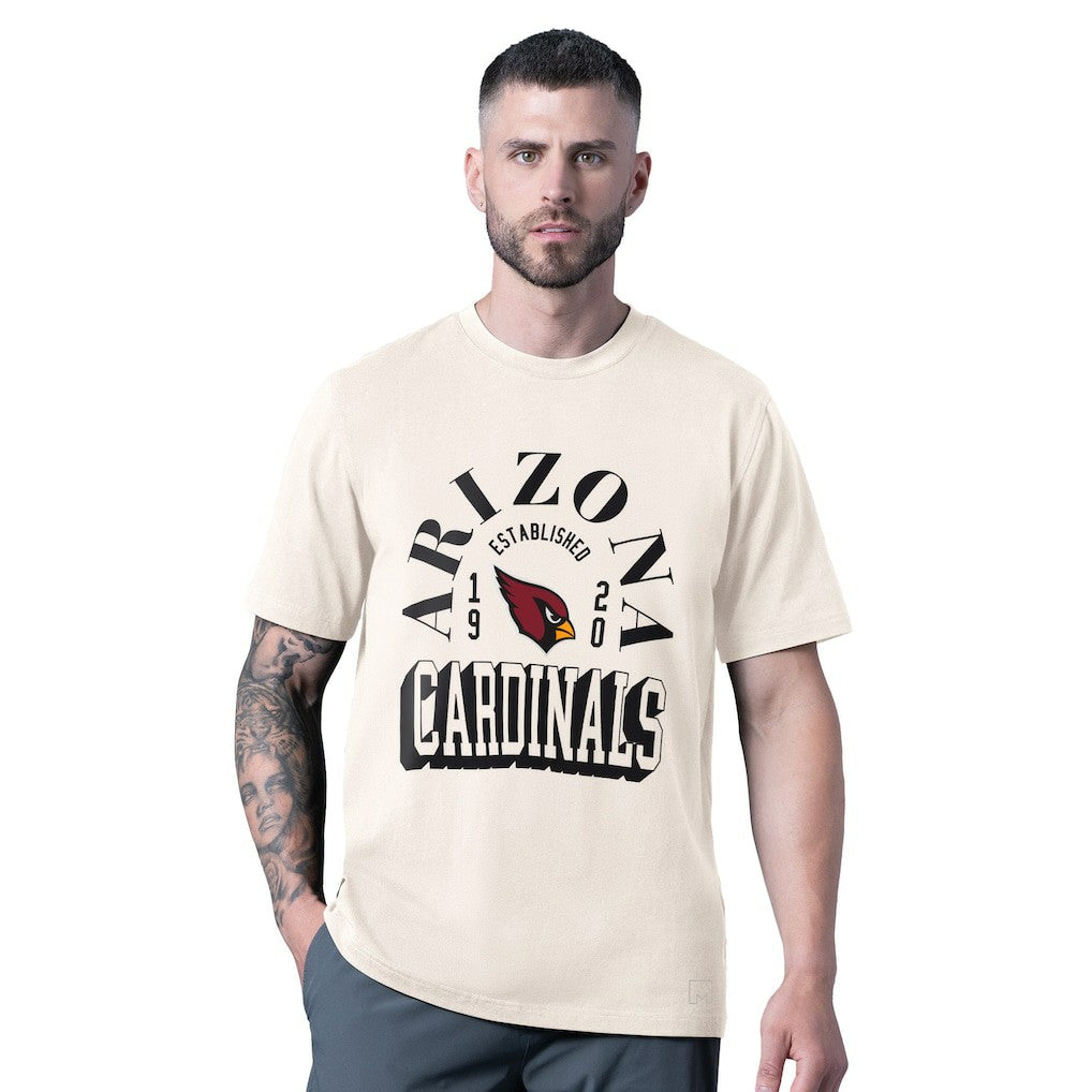 MSX by Michael Strahan Whiteout Vintage T-Shirt - Arizona Cardinals T-shirts