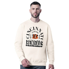 MSX by Michael Strahan Whiteout Tri-Blend Sweatshirt - Cincinnati Bengals Sweatshirts
