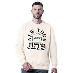 MSX by Michael Strahan Whiteout Tri-Blend Sweatshirt - New York Jets Sweatshirts