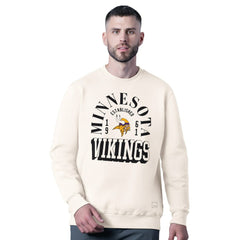 MSX by Michael Strahan Whiteout Tri-Blend Sweatshirt - Minnesota Vikings Sweatshirts