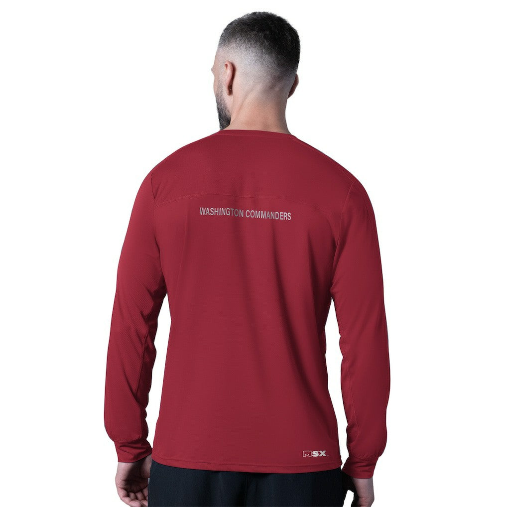 MSX by Michael Strahan Forward Long-Sleeve T-Shirt - Washington Commanders T-shirts