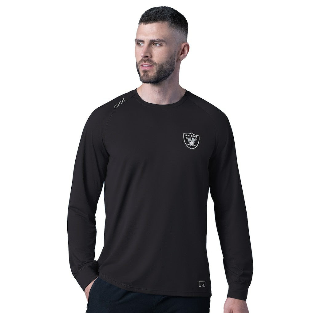 MSX by Michael Strahan Forward Long-Sleeve T-Shirt - Las Vegas Raiders T-shirts