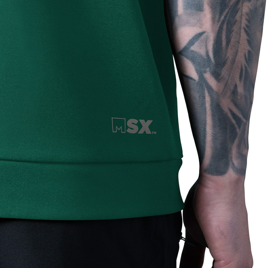 MSX by Michael Strahan Tri-Blend Rebound Sleeveless Hoodie - New York Jets Hoodies