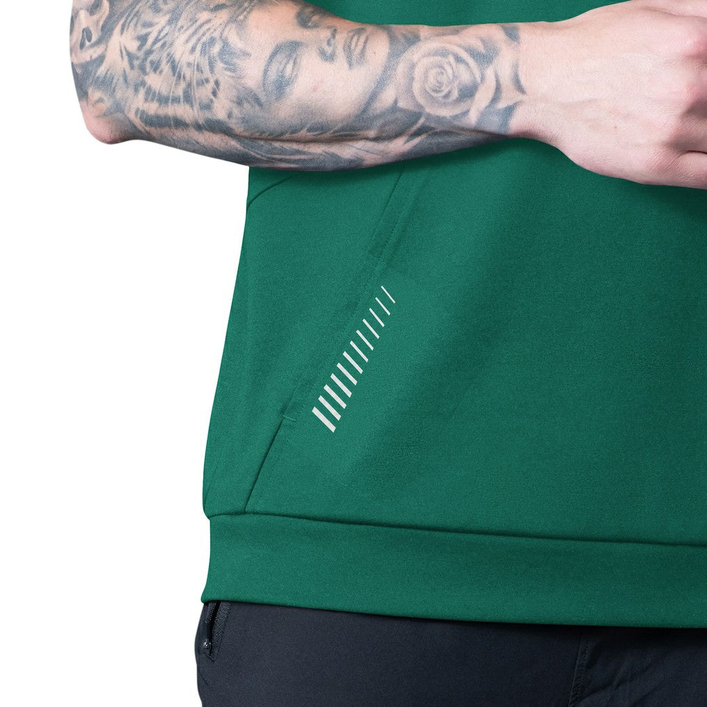 MSX by Michael Strahan Tri-Blend Rebound Sleeveless Hoodie - New York Jets Hoodies