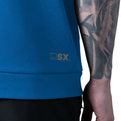 MSX by Michael Strahan Tri-Blend Rebound Sleeveless Hoodie - Detroit Lions Hoodies