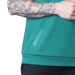 MSX by Michael Strahan Tri-Blend Rebound Sleeveless Hoodie - Miami Dolphins Hoodies
