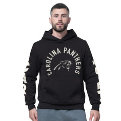 Starter Handoff Fleece Hoodie Sweatshirt - Carolina Panthers Hoodies