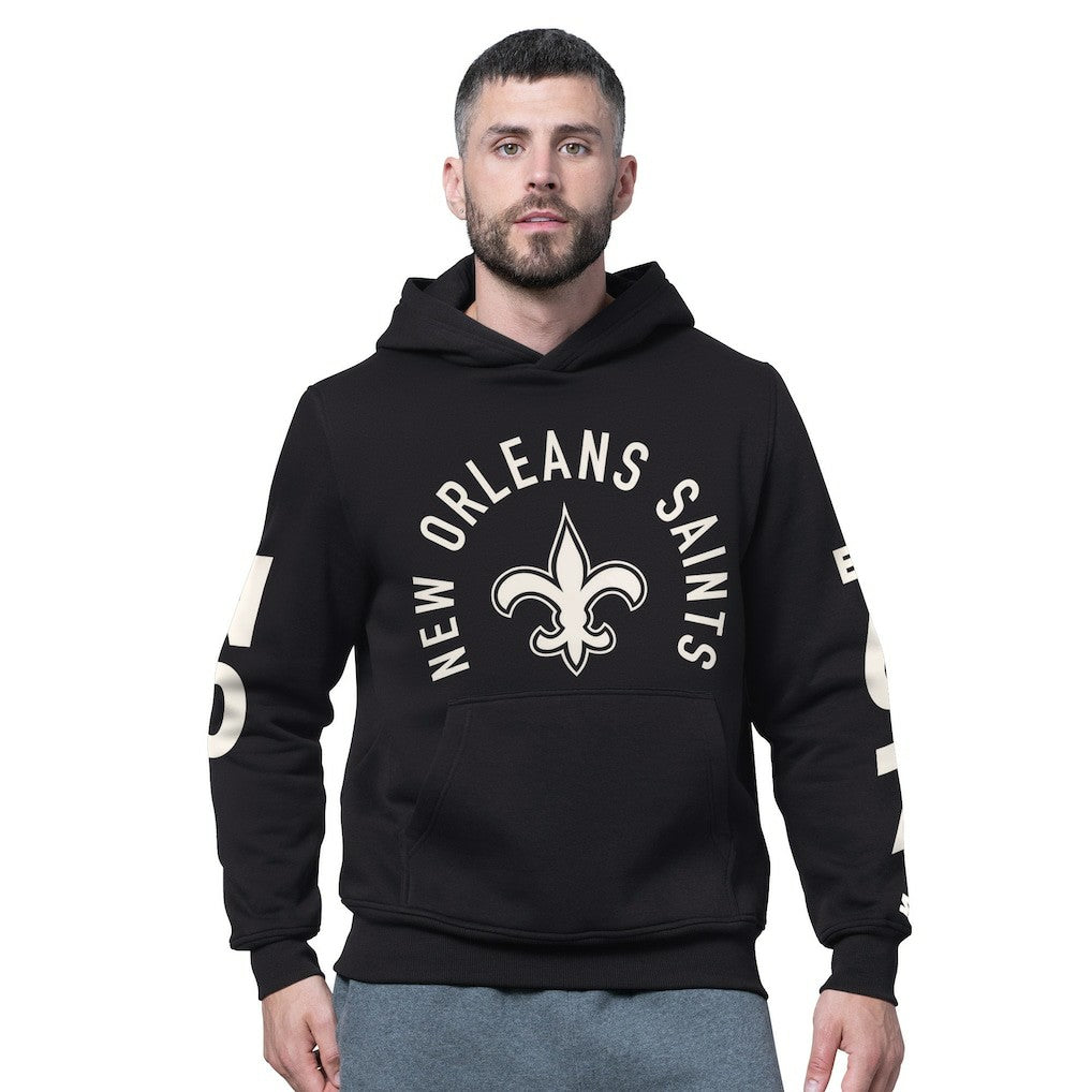 Starter Handoff Fleece Hoodie Sweatshirt - New Orleans Saints Hoodies