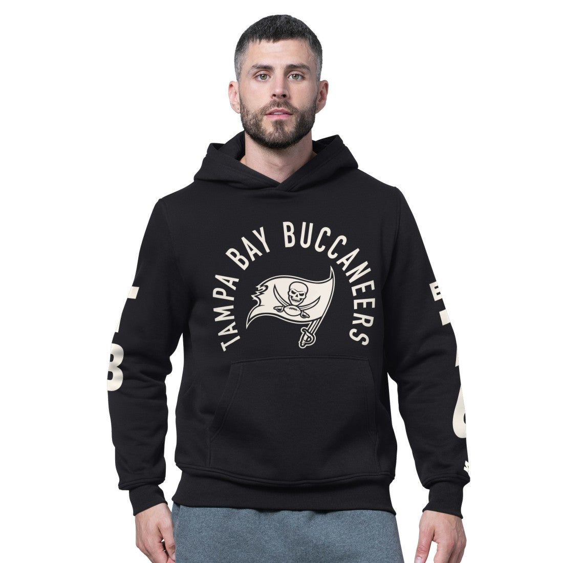 Starter Handoff Fleece Hoodie Sweatshirt - Tampa Bay Buccaneers Hoodies