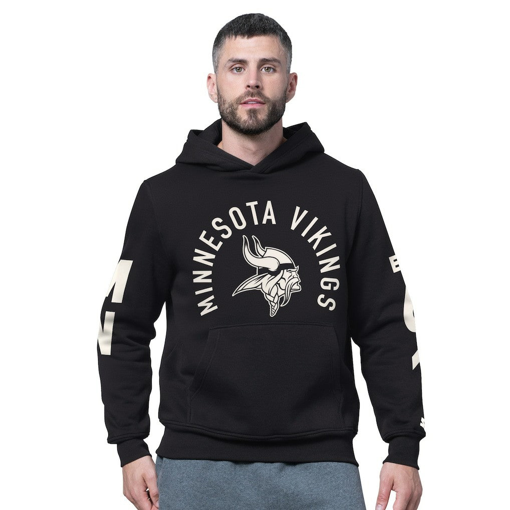 Starter Handoff Fleece Hoodie Sweatshirt - Minnesota Vikings Hoodies