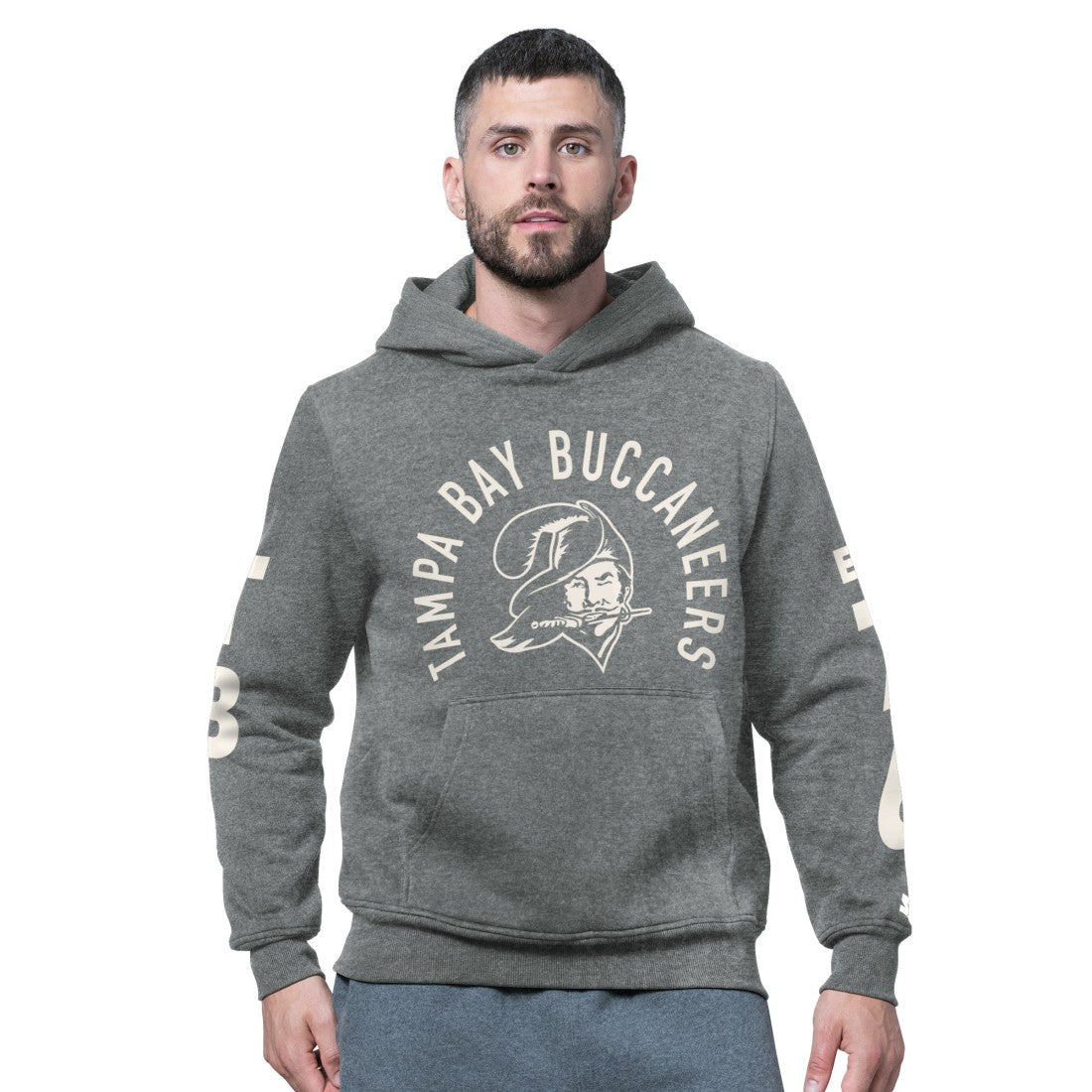 Starter Handoff Vintage Logo Fleece Hoodie Sweatshirt - Tampa Bay Buccaneers Hoodies