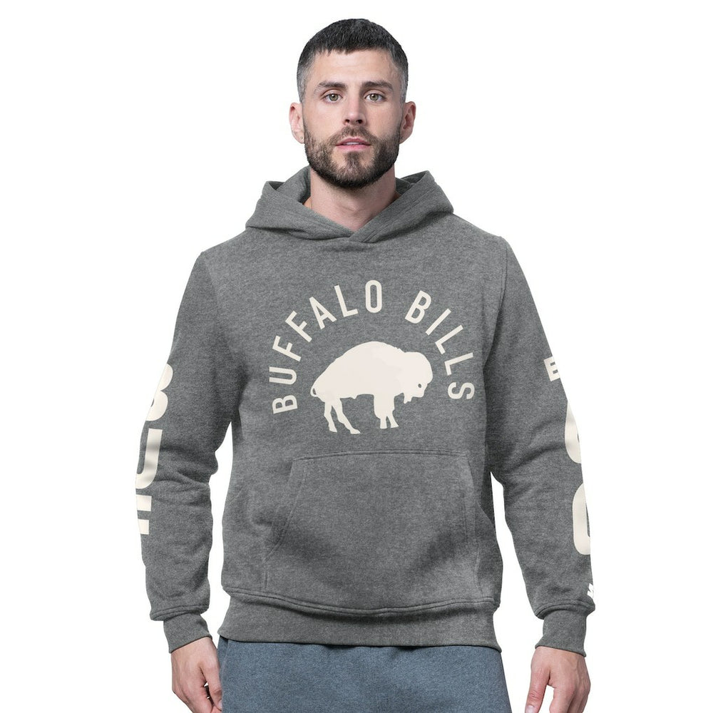Starter Handoff Vintage Logo Fleece Hoodie Sweatshirt - Buffalo Bills Hoodies