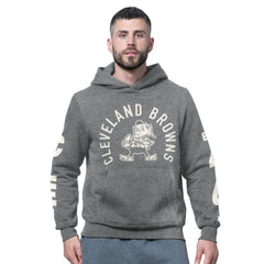 Starter Handoff Vintage Logo Fleece Hoodie Sweatshirt - Cleveland Browns Hoodies