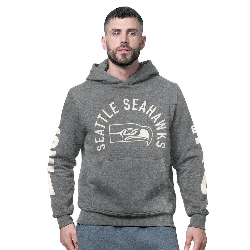 Starter Handoff Vintage Logo Fleece Hoodie Sweatshirt - Seattle Seahawks Hoodies
