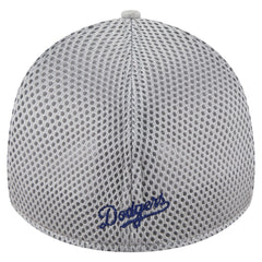 Gray Los Angeles Dodgers New Era Visor Paint Splatter 39THIRTY Flex Hat