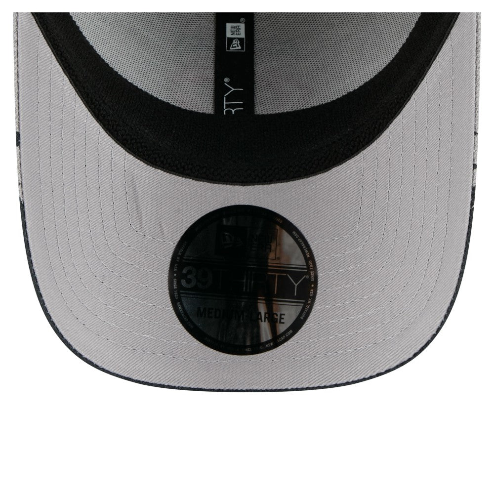 Gray Minnesota Twins New Era Visor Paint Splatter 39THIRTY Flex Hat