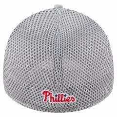 Gray Philadelphia Phillies New Era Visor Paint Splatter 39THIRTY Flex Hat