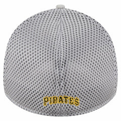 Gray Pittsburgh Pirates New Era Visor Paint Splatter 39THIRTY Flex Hat