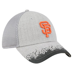 Gray San Francisco Giants New Era Visor Paint Splatter 39THIRTY Flex Hat