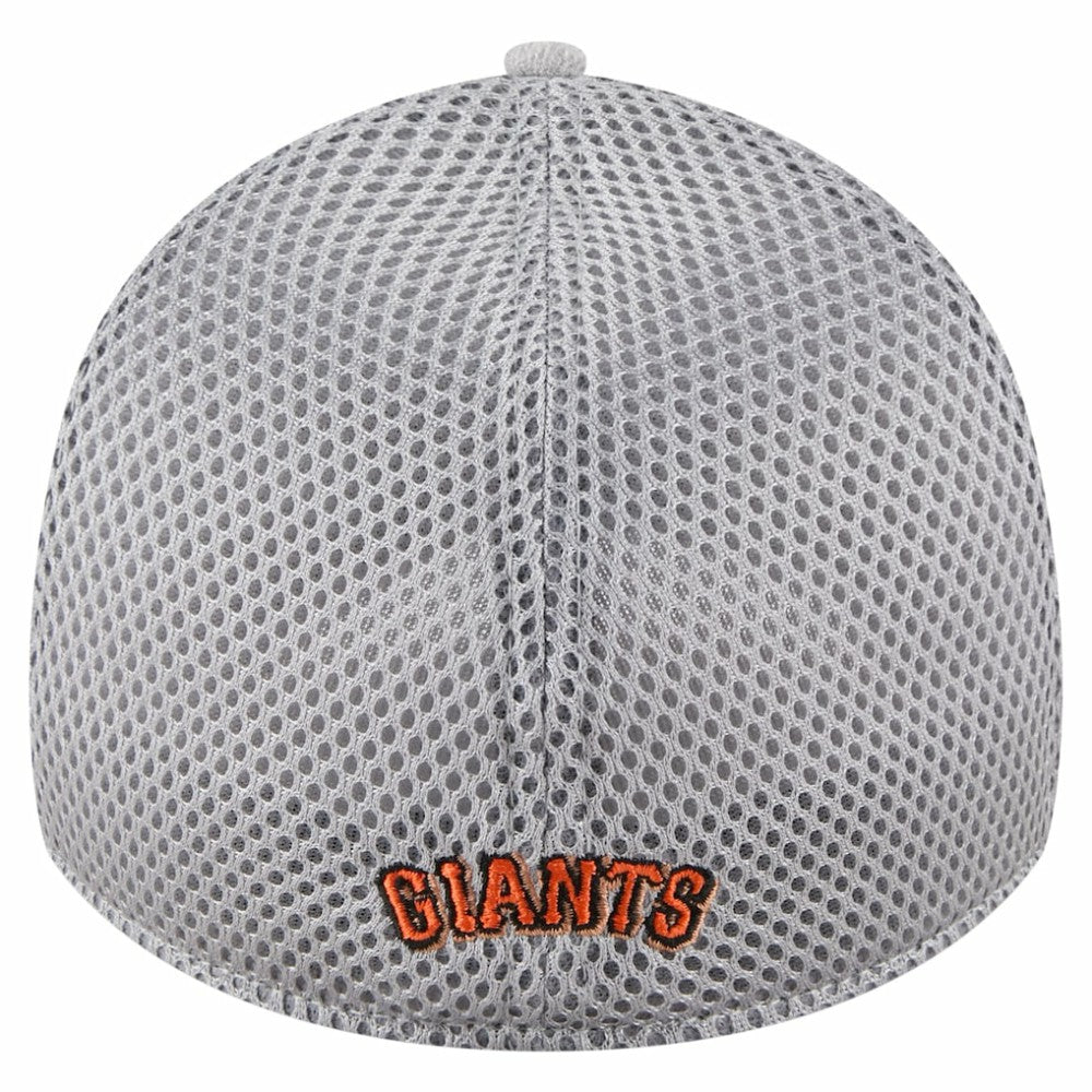Gray San Francisco Giants New Era Visor Paint Splatter 39THIRTY Flex Hat