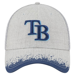 Gray Tampa Bay Rays New Era Visor Paint Splatter 39THIRTY Flex Hat