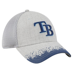 Gray Tampa Bay Rays New Era Visor Paint Splatter 39THIRTY Flex Hat