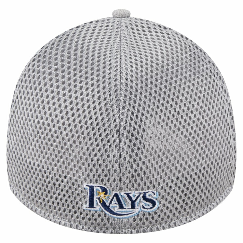Gray Tampa Bay Rays New Era Visor Paint Splatter 39THIRTY Flex Hat