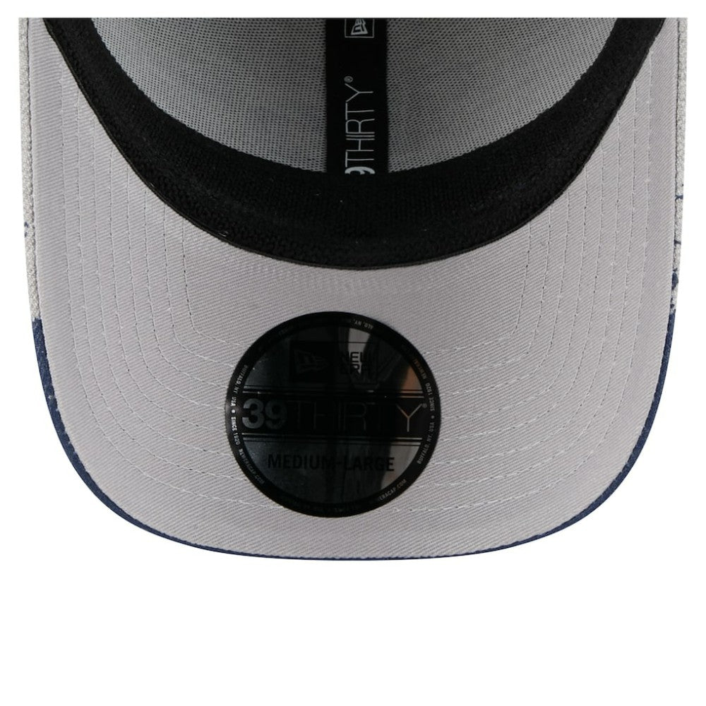 Gray Tampa Bay Rays New Era Visor Paint Splatter 39THIRTY Flex Hat