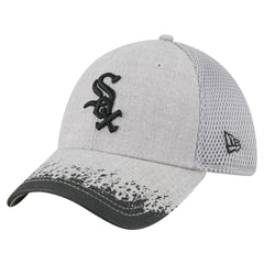 Gray Chicago White Sox New Era Visor Paint Splatter 39THIRTY Flex Hat