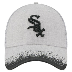 Gray Chicago White Sox New Era Visor Paint Splatter 39THIRTY Flex Hat