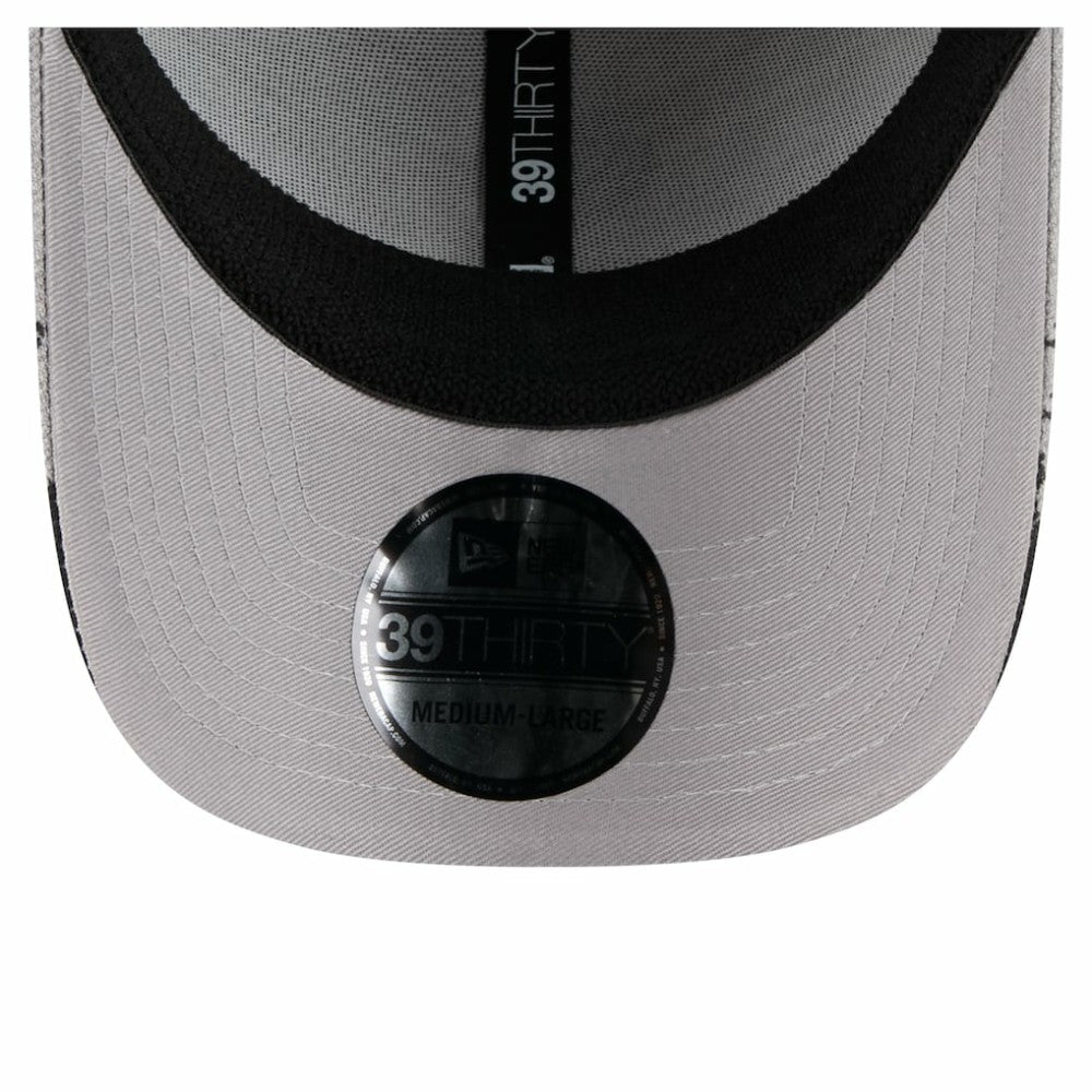 Gray Chicago White Sox New Era Visor Paint Splatter 39THIRTY Flex Hat