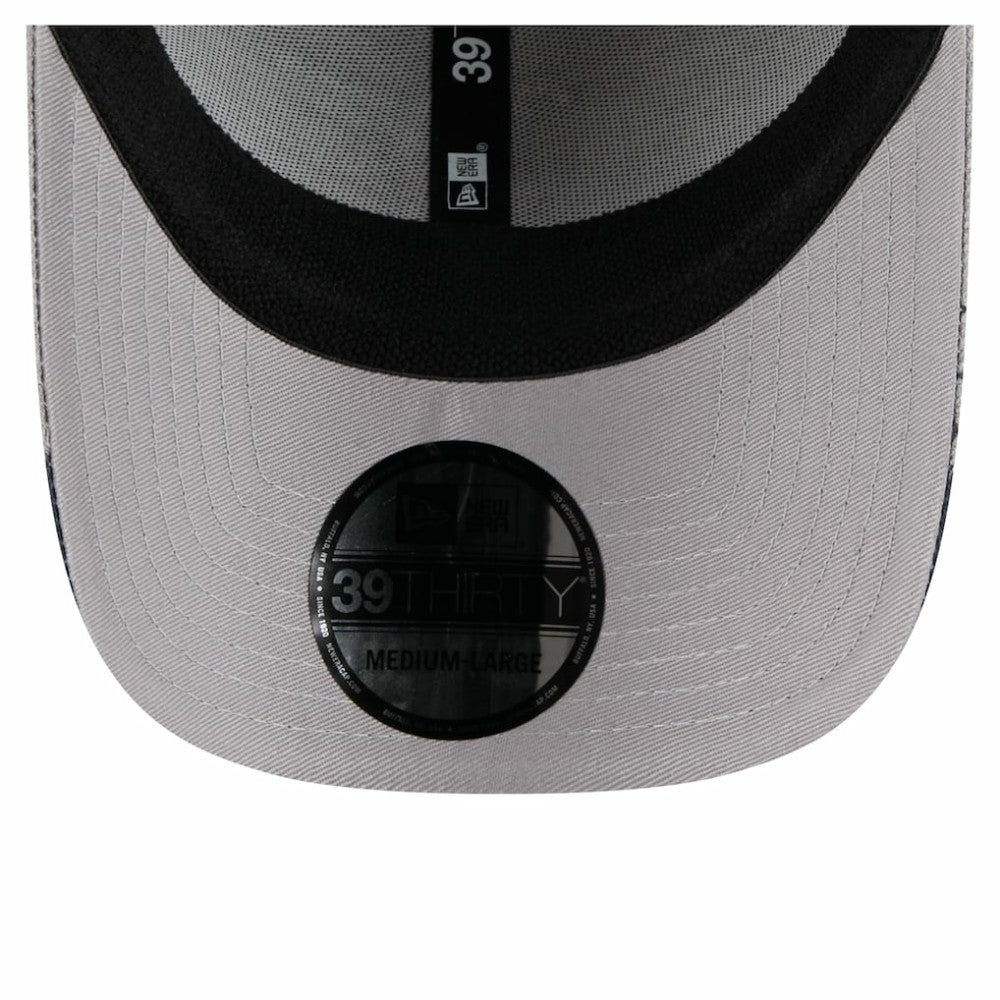 Gray Boston Red Sox New Era Visor Paint Splatter 39THIRTY Flex Hat