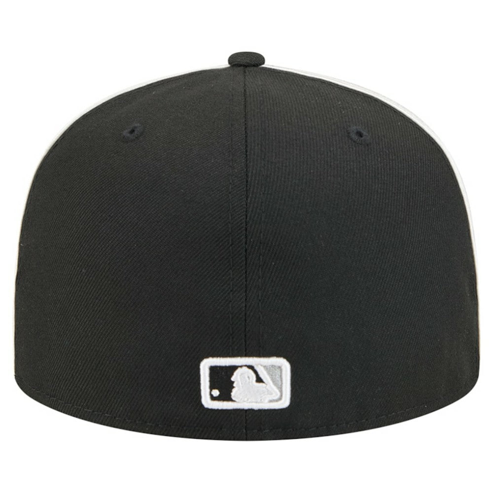 Black Chicago White Sox New Era Soutache 59FIFTY Fitted Hat