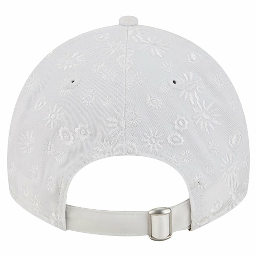 White Boston Red Sox New Era Women's Floral Mesh 9TWENTY Adjustable Hat