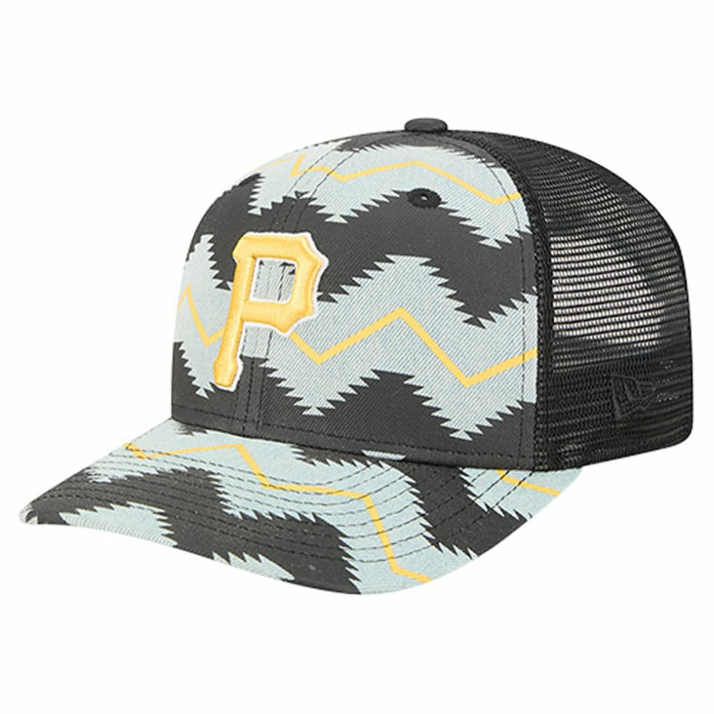 Denim/Black Pittsburgh Pirates New Era Aztec Denim 9SEVENTY Adjustable Hat