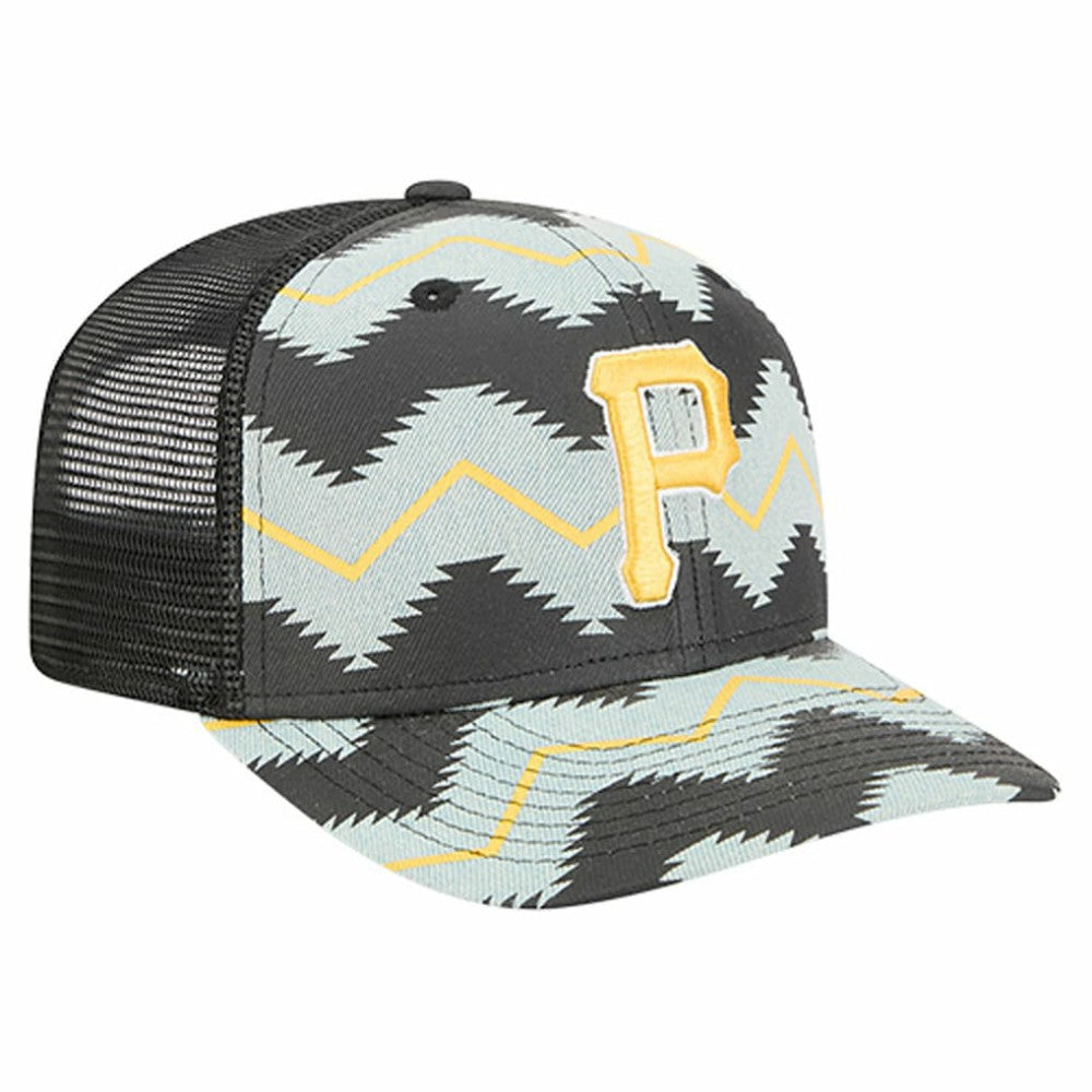 Denim/Black Pittsburgh Pirates New Era Aztec Denim 9SEVENTY Adjustable Hat