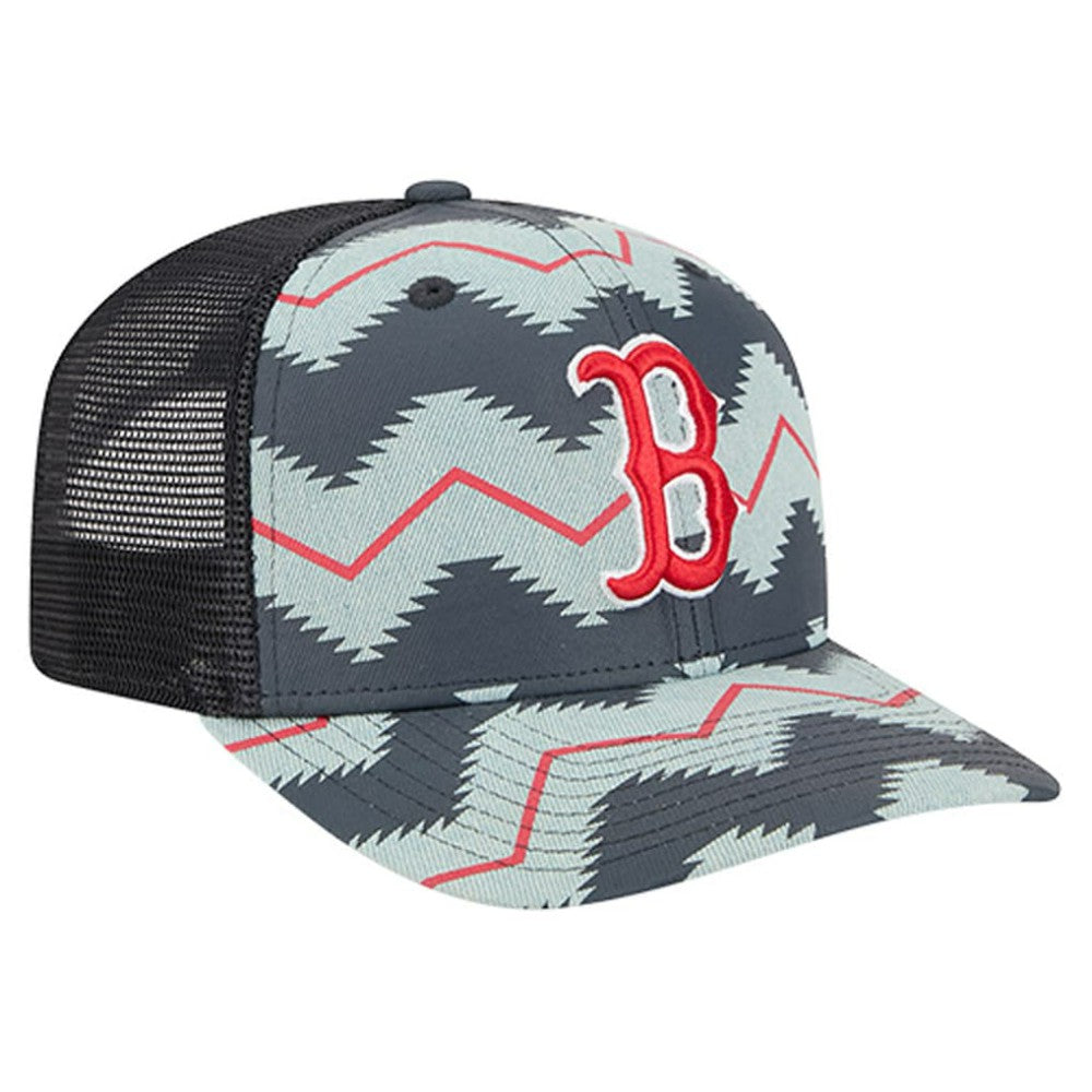 Denim/Navy Boston Red Sox New Era Aztec Denim 9SEVENTY Adjustable Hat