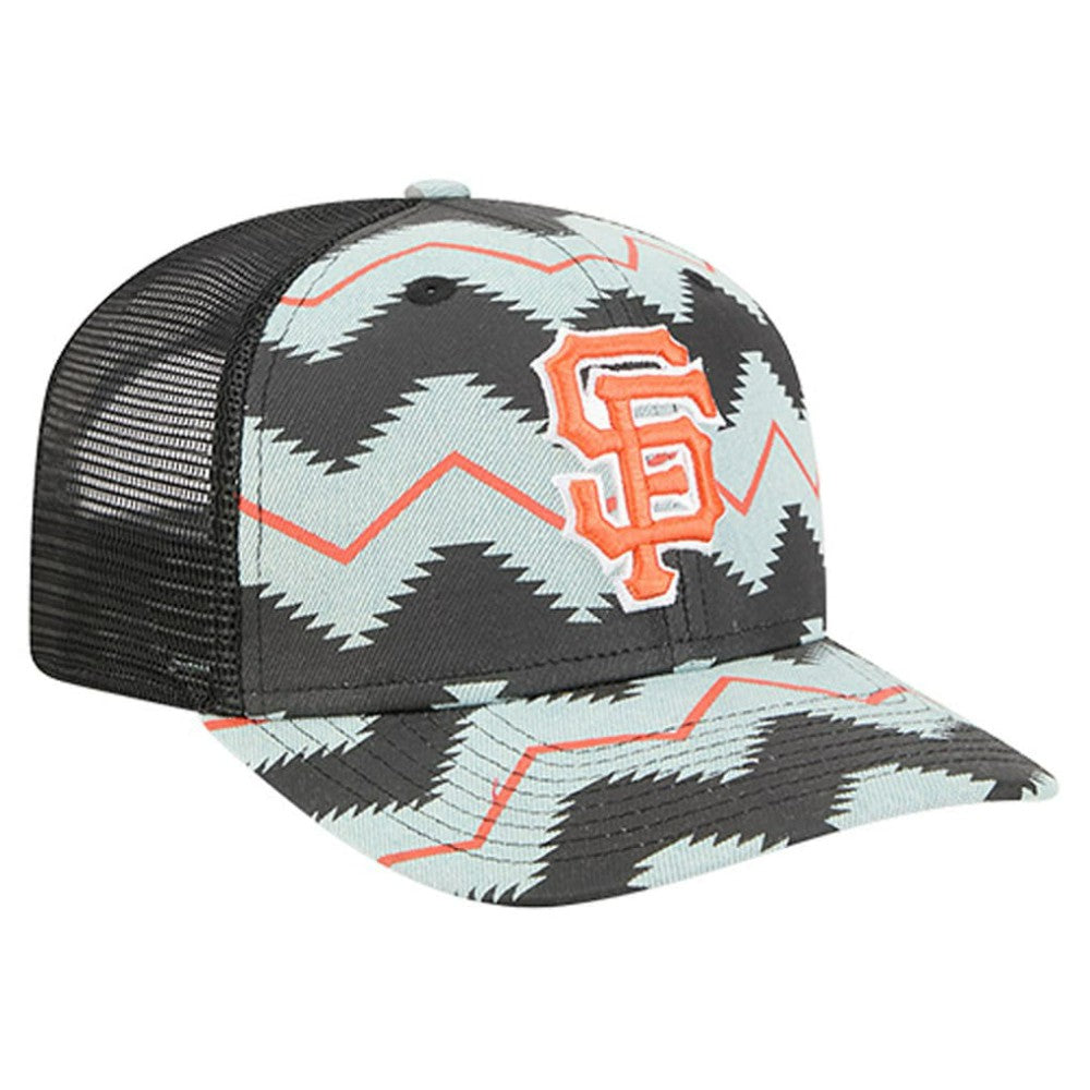 Denim/Black San Francisco Giants New Era Aztec Denim 9SEVENTY Adjustable Hat