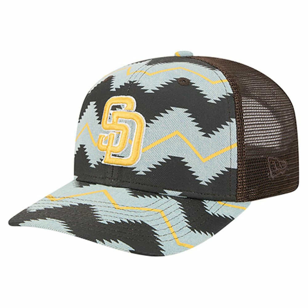 Denim/Brown San Diego Padres New Era Aztec Denim 9SEVENTY Adjustable Hat