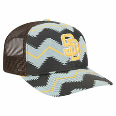 Denim/Brown San Diego Padres New Era Aztec Denim 9SEVENTY Adjustable Hat