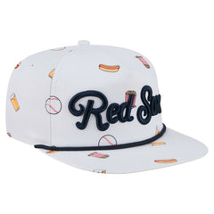White Boston Red Sox New Era Team Cheer Rope 19TWENTY Adjustable Hat