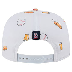 White Boston Red Sox New Era Team Cheer Rope 19TWENTY Adjustable Hat