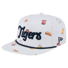 White Detroit Tigers New Era Team Cheer Rope 19TWENTY Adjustable Hat