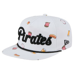 White Pittsburgh Pirates New Era Team Cheer Rope 19TWENTY Adjustable Hat