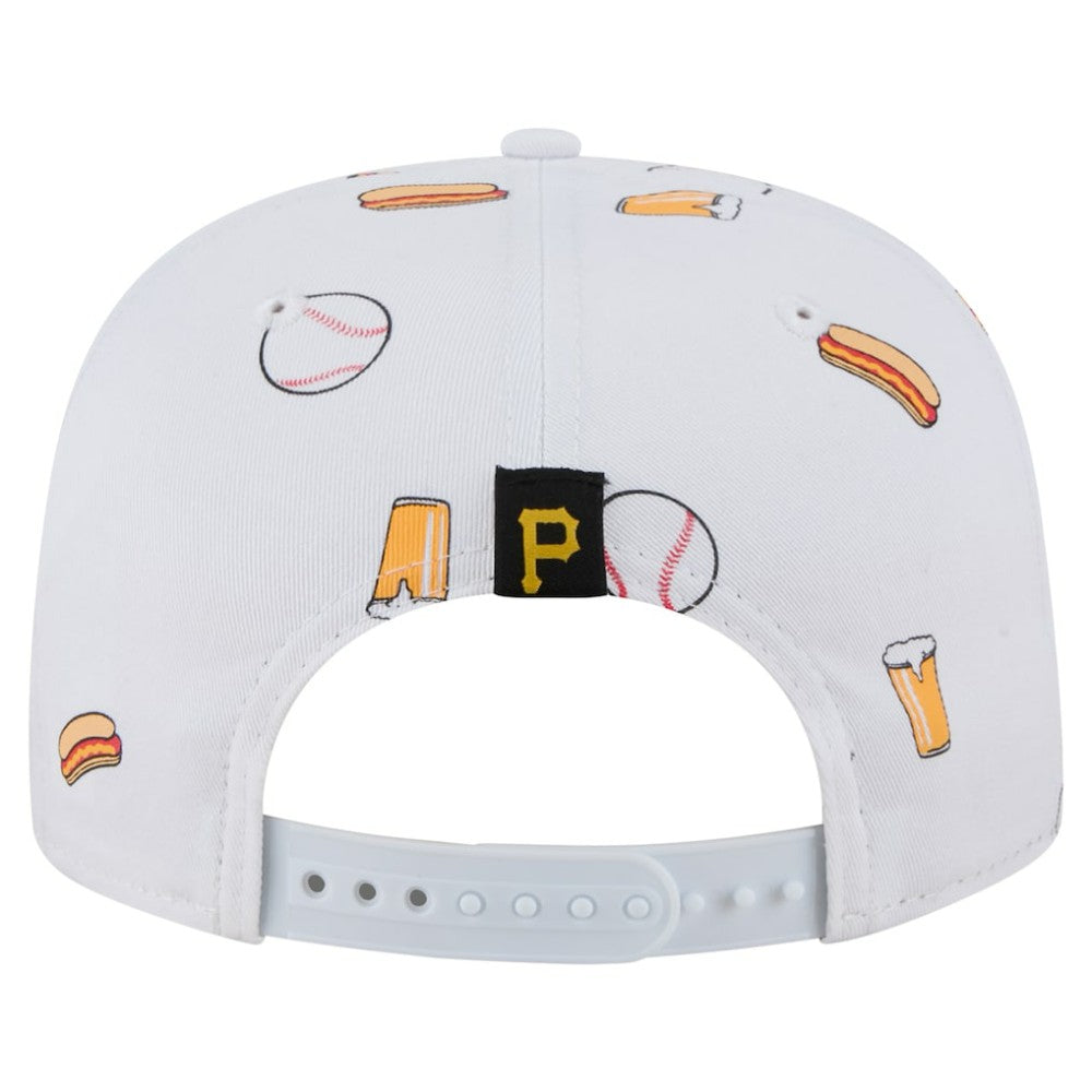 White Pittsburgh Pirates New Era Team Cheer Rope 19TWENTY Adjustable Hat