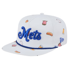 White New York Mets New Era Team Cheer Rope 19TWENTY Adjustable Hat