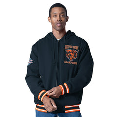 G-III Sports by Carl Banks Power Forward Commemorative Full-Zip Hooded Jacket - Chicago Bears Jackets