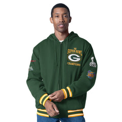 G-III Sports by Carl Banks Power Forward Commemorative Full-Zip Hooded Jacket - Green Bay Packers Jackets