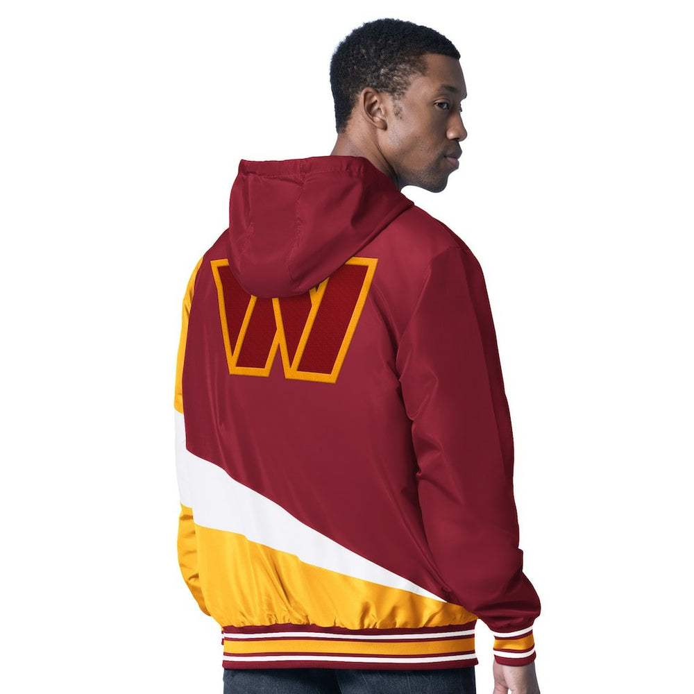 G-III Sports by Carl Banks Dual Threat Reversable Full-Zip Hooded Jacket - Washington Commanders Jackets