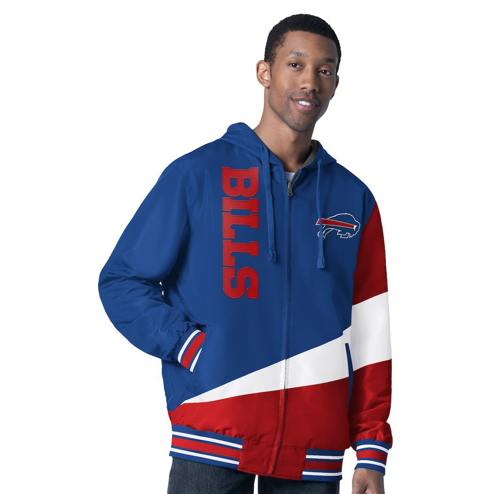 G-III Sports by Carl Banks Dual Threat Reversable Full-Zip Hooded Jacket - Buffalo Bills Jackets